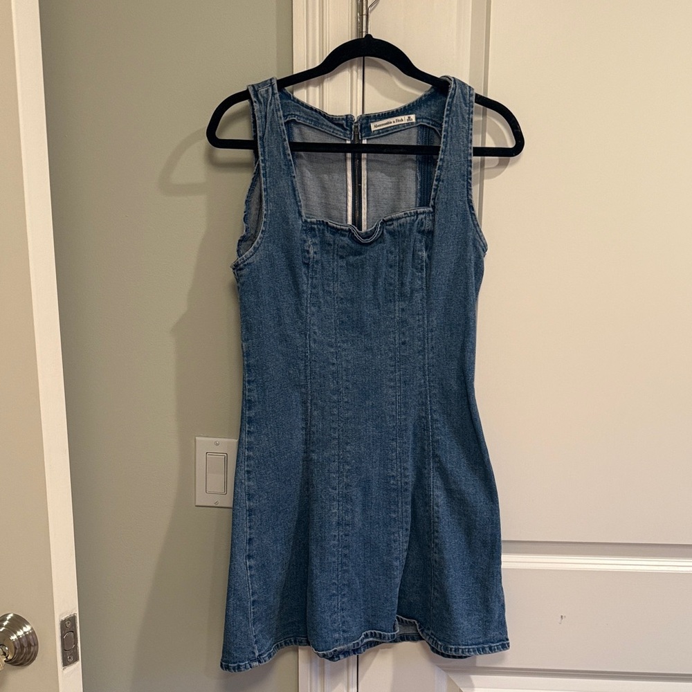 Abercrombie & Fitch Blue Denim Top